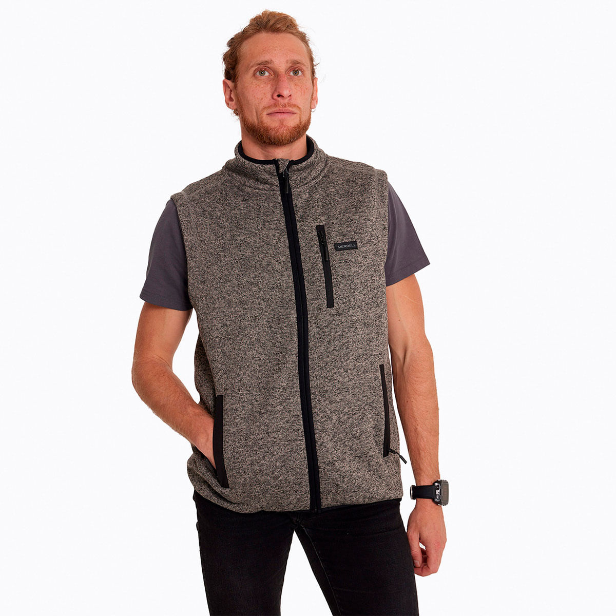 CHALECO para HOMBRE CAMPBELL KNITTED PALOMA MELANGE